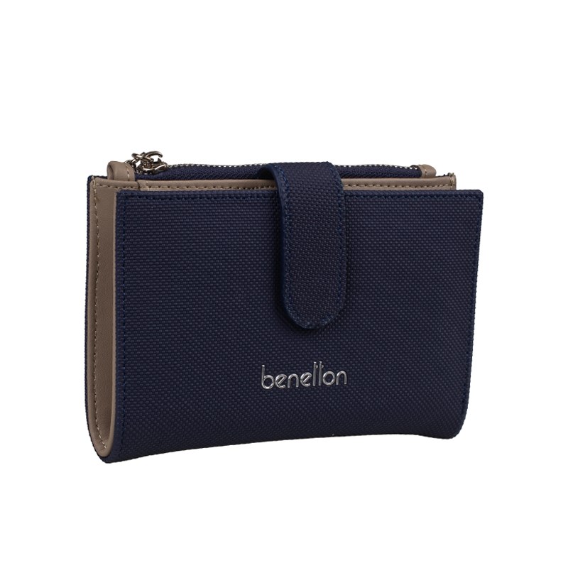 Benetton Lacivert  Nano Kadın Cüzdan BNT 1862