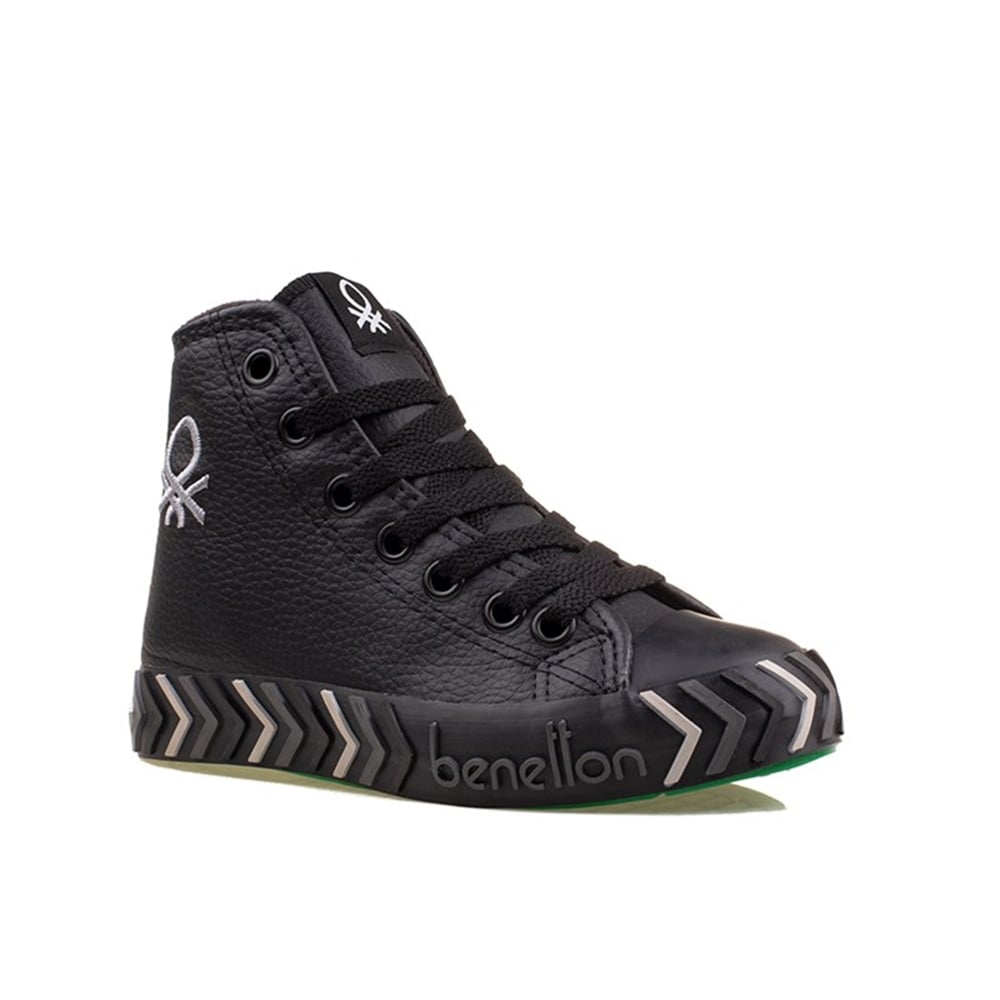 Benetton Siyah Çocuk Uzun Boğaz Suni Mevsimlik Spor BN-30744