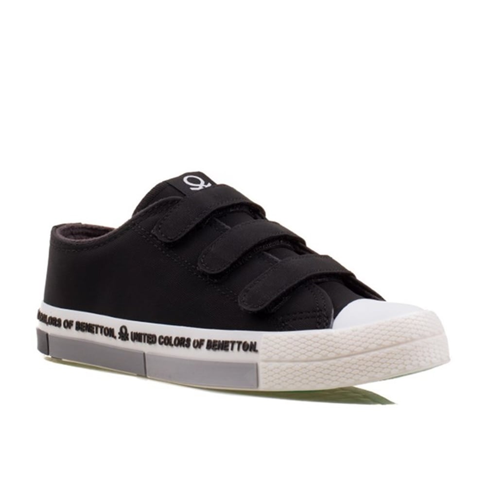 Benetton Siyah Erkek Cırtlı Mevsimlik Sneaker