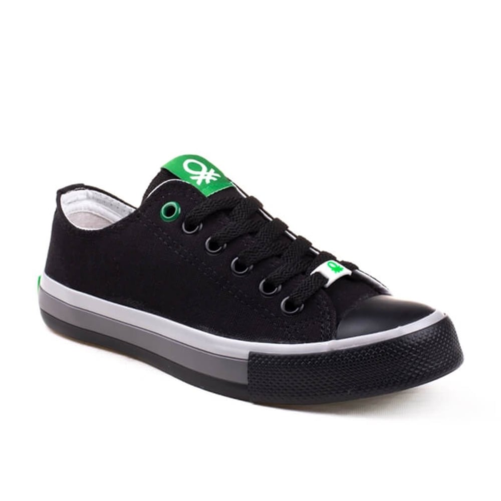 Benetton Siyah Unisex Spor Ayakkabı BN-30176
