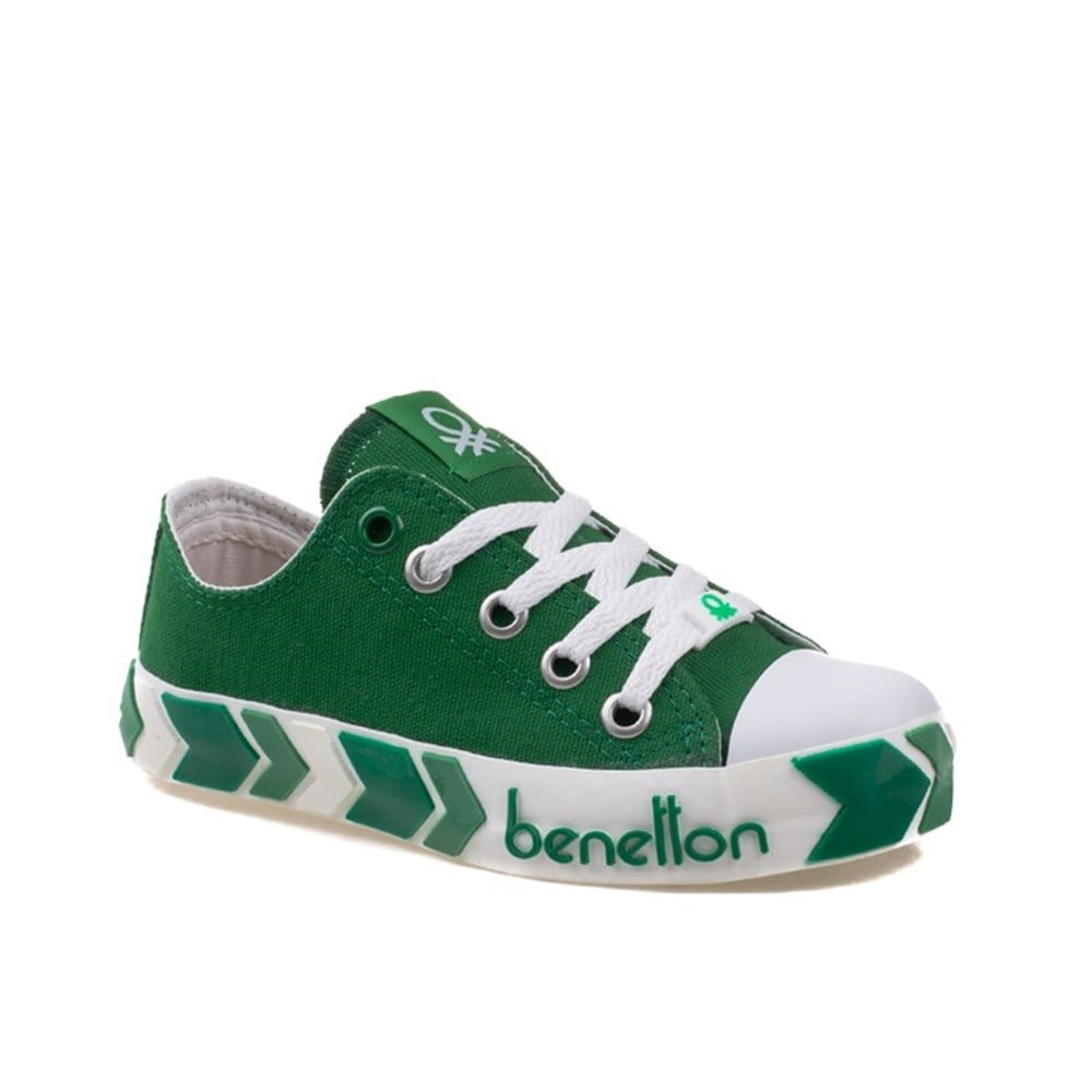 Benetton Yeşil Çocuk Unisex Kısa Spor Ayakkabı BN-30633