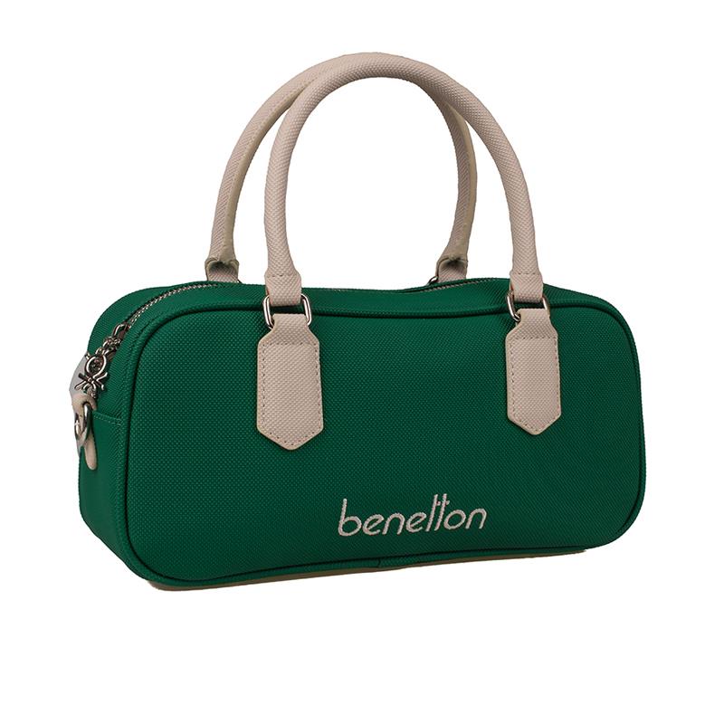 Benetton Yeşil  Geniş Kadın Çapraz Nano Çanta BNT 1621