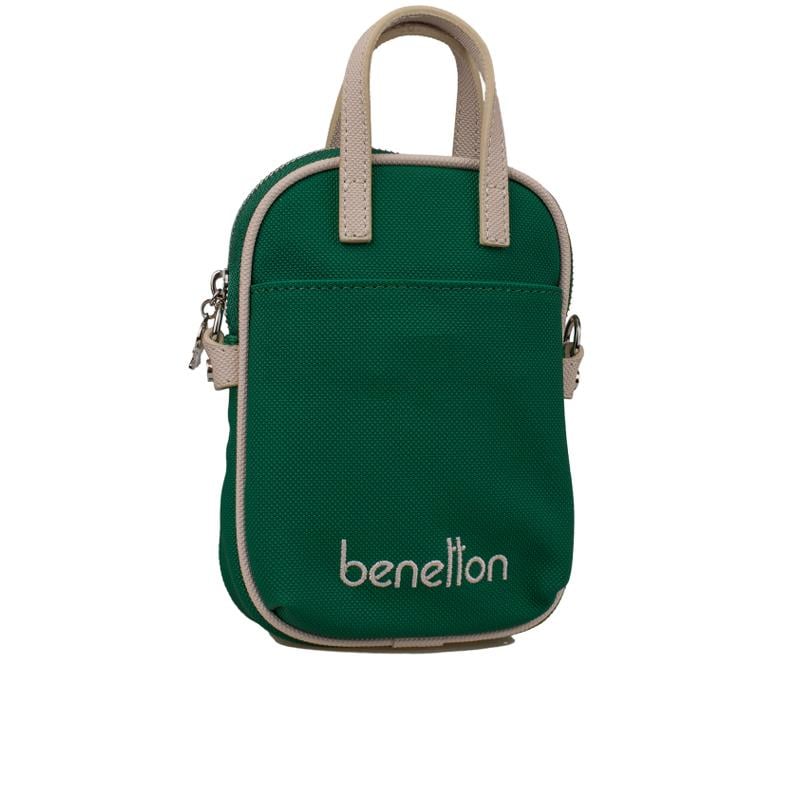 Benetton Yeşil  Nano Kadın Spor Çapraz Askılı El Çantası BNT 1625