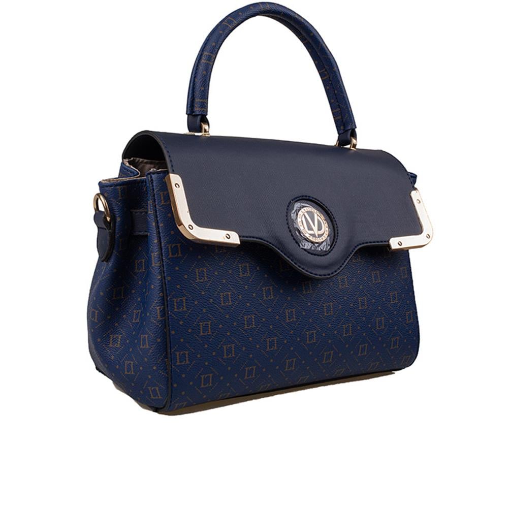 Levidor Lacivert  Monogram Kadın El Çantası