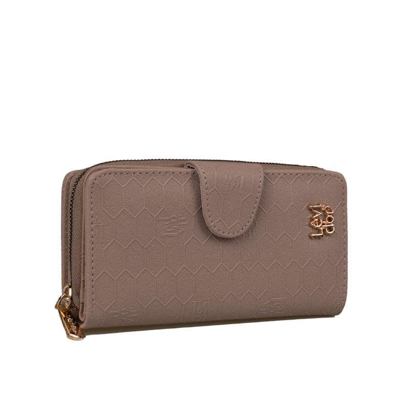Levidor Vizon  Kapaklı Kadın Monogram Cüzdan