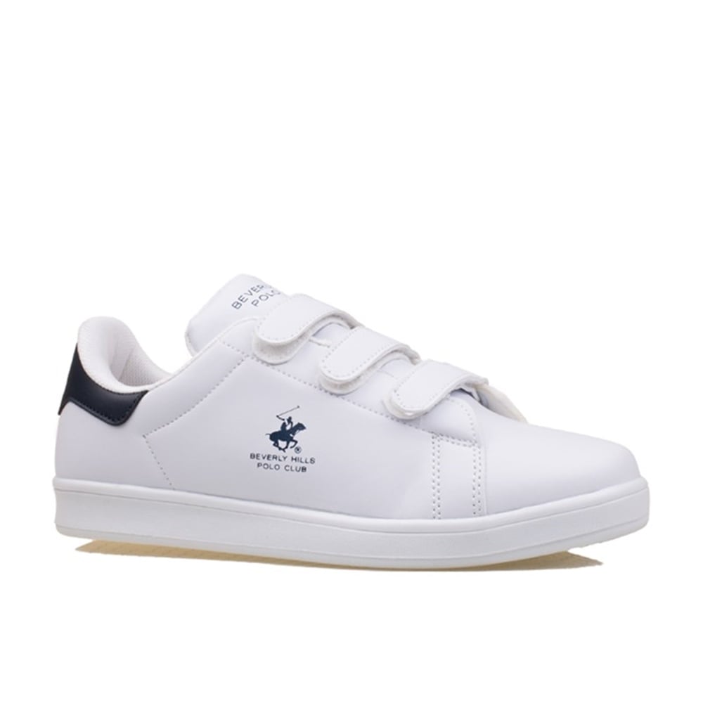 Polo Club Beyaz Erkek Cırtlı Sneaker