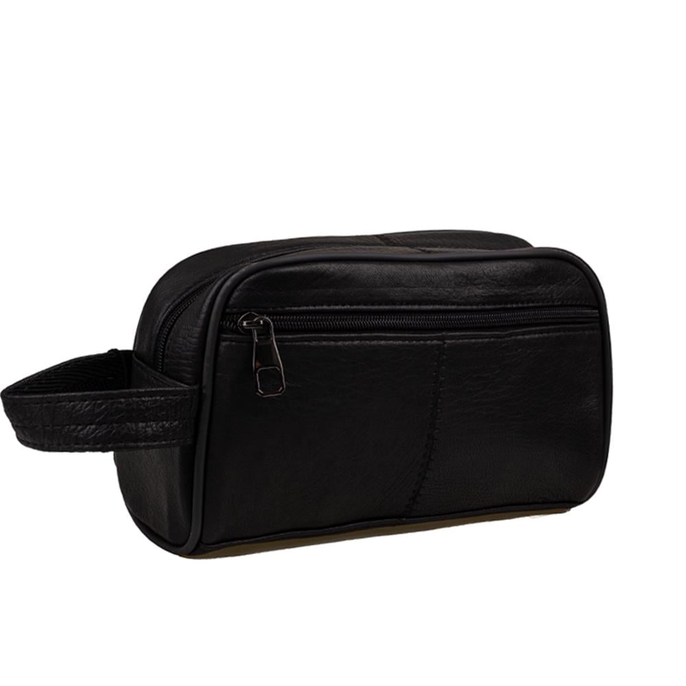 Slayka Siyah  Style Hakiki Deri Erkek El Çantası