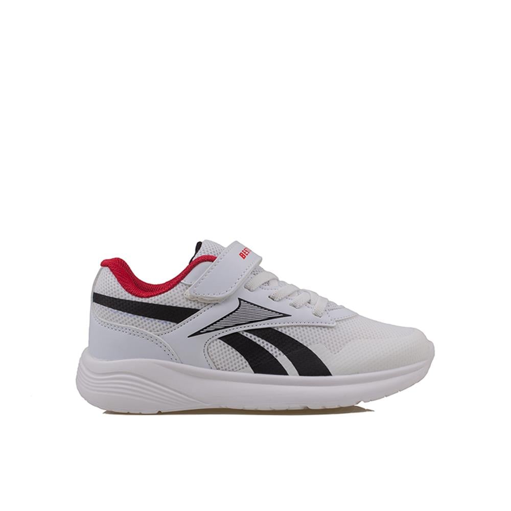 Trend Adımlar Beyaz  Comfortable İç Destekli Erkek Çocuk Sneaker