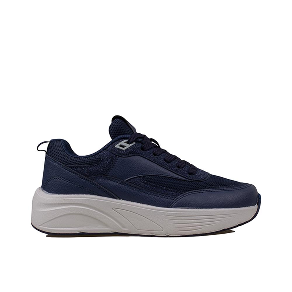 Trend Adımlar Lacivert  Unisex Kalın Taban Comfortable Sneaker
