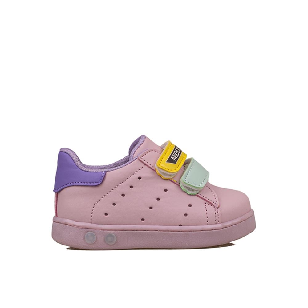 Trend Adımlar Pembe  Yoyo İlk Adım Bebe Işıklı Sneaker