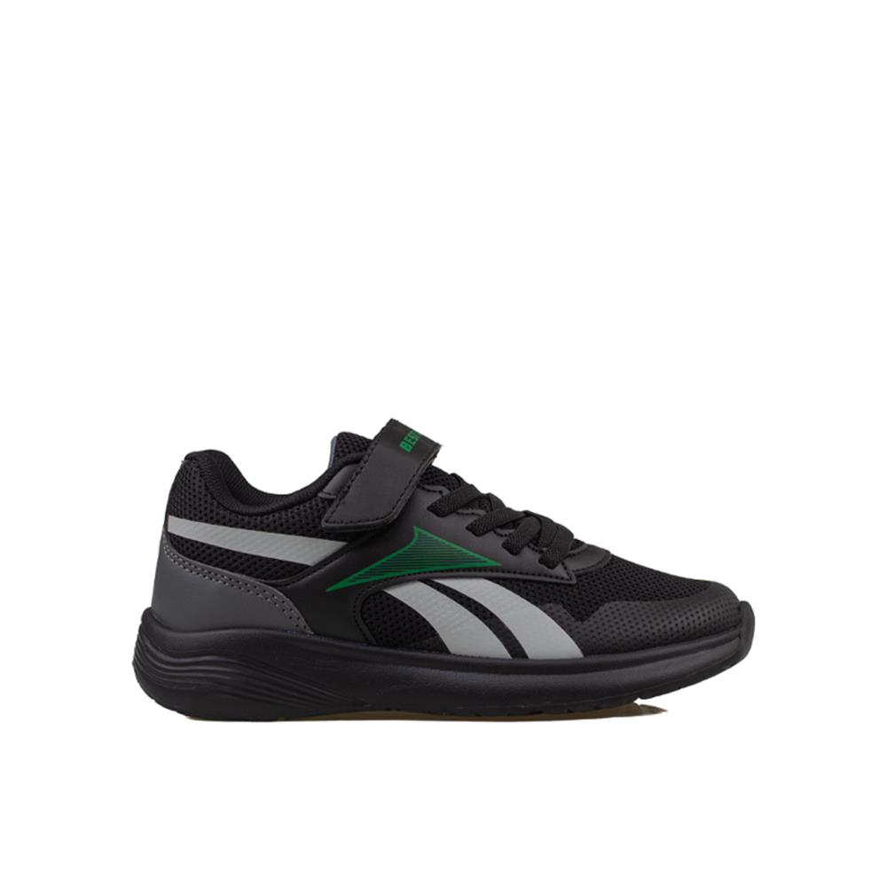 Trend Adımlar Siyah  Comfortable İç Destekli Erkek Çocuk Sneaker