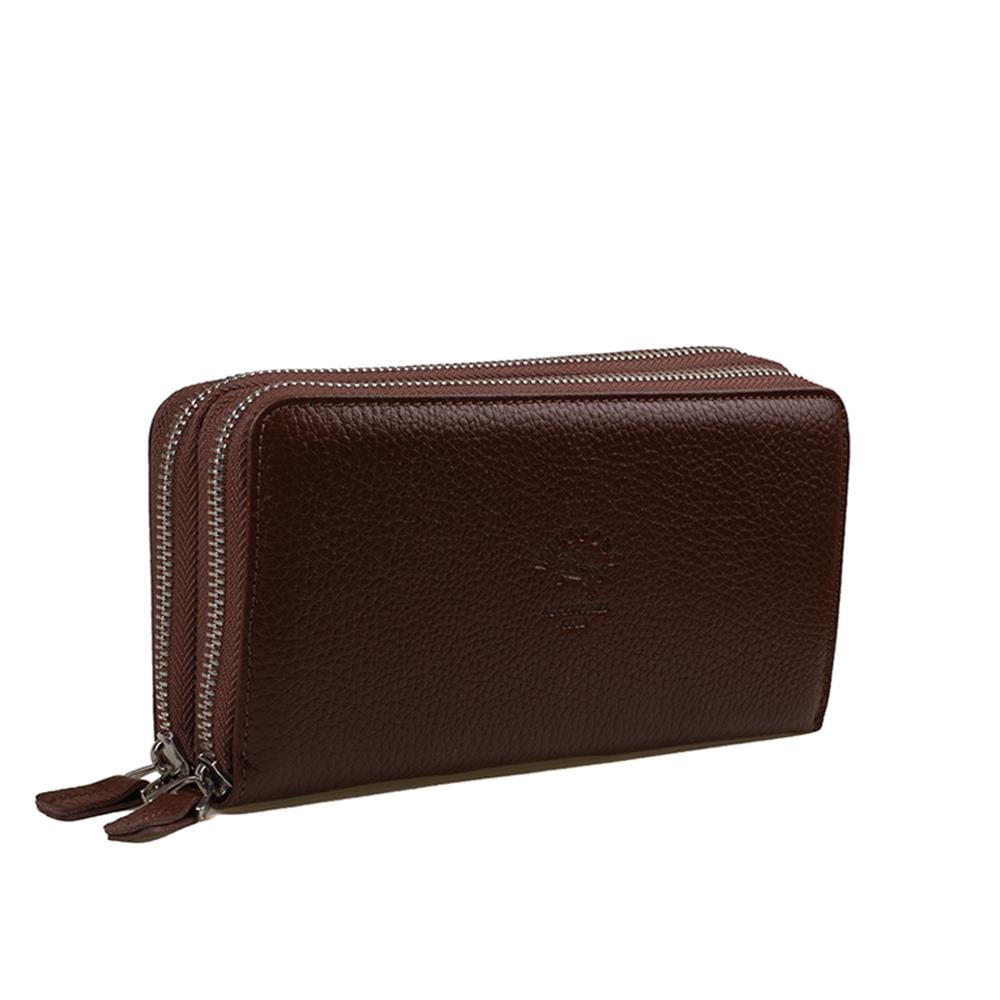 Trend Adımlar Taba  Premium Hakiki Deri Büyük Boy Erkek Cüzdan