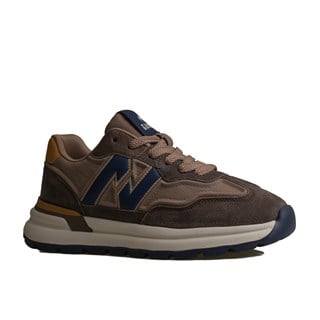 Gamelu Kahverengi  Draw Memory Foam Taban Erkek Sneaker