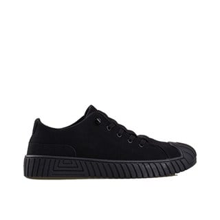 Gamelu Siyah  Vigor Burun Korumalı Kadın Nubuk Sneaker