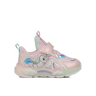 Pepino Pembe  Kız Çocuk Patik Işıklı Cırtlı Sneaker 