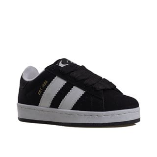Trend Adımlar Siyah  Düz Çizgili Tarz Unisex Sneaker