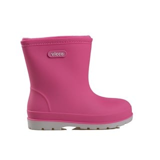 Vicco Fuşya  Mellow İçi Polar Çocuk Yağmur Çizmesi