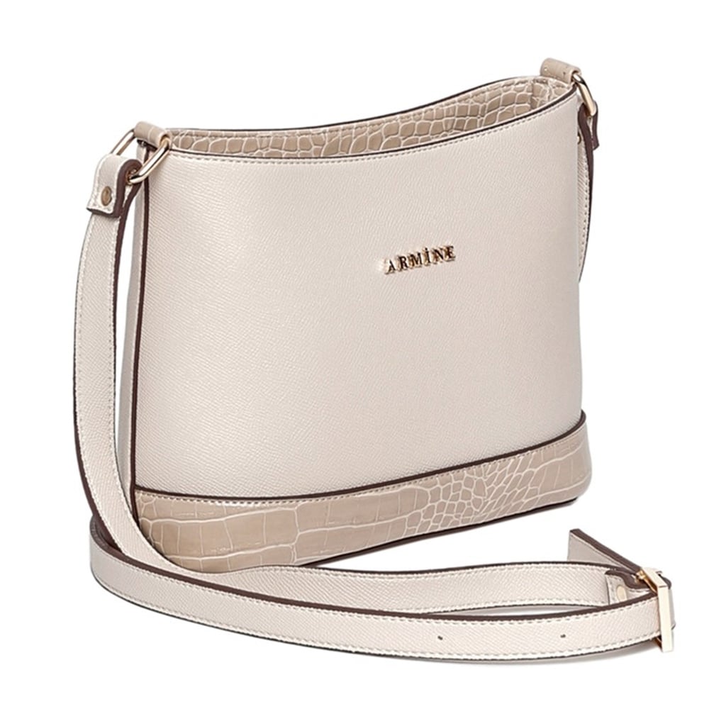 Armine Krem Kadın Çapraz Askılı Günlük Çanta