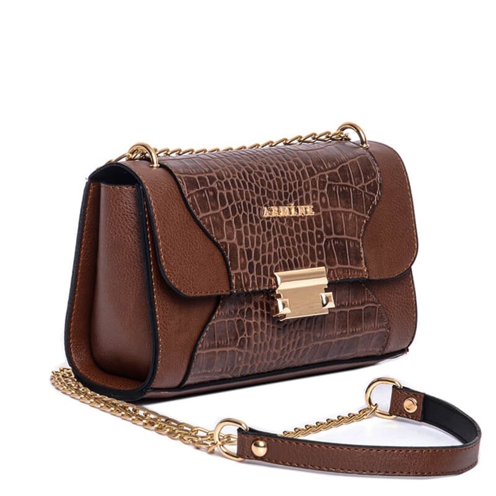 Armine Taba Kadın Çapraz Askılı Kroko Günlük Çanta