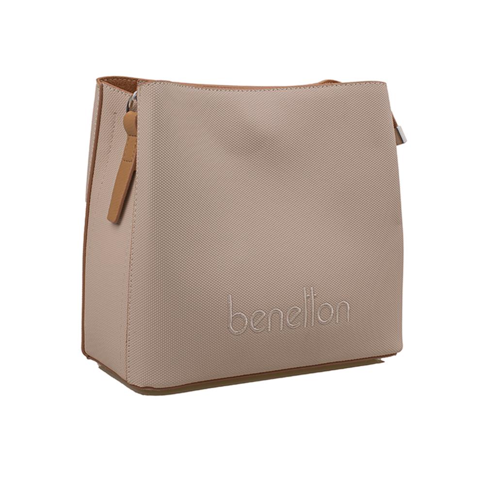Benetton Bej  Nano Kadın Çapraz Çanta BNT 1367
