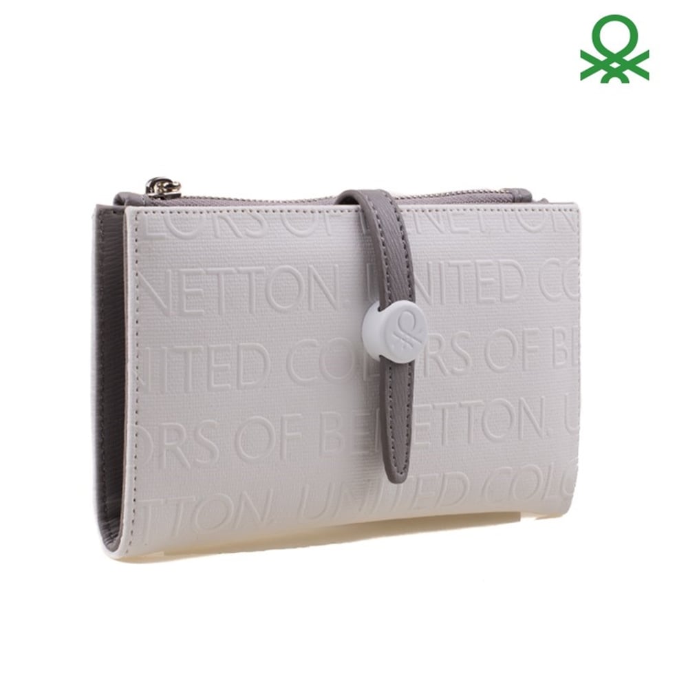 Benetton Beyaz Kadın Cüzdan BNT 731