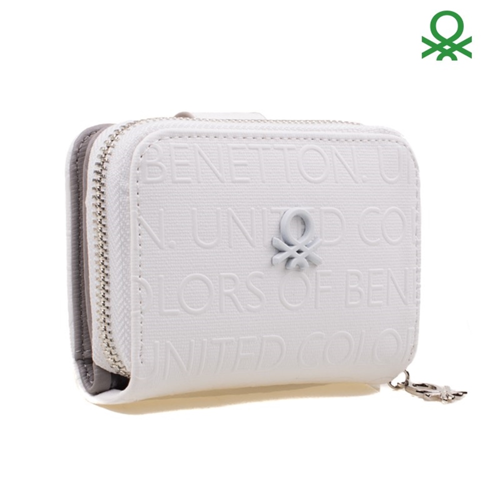 Benetton Beyaz Kadın Cüzdan BNT 734