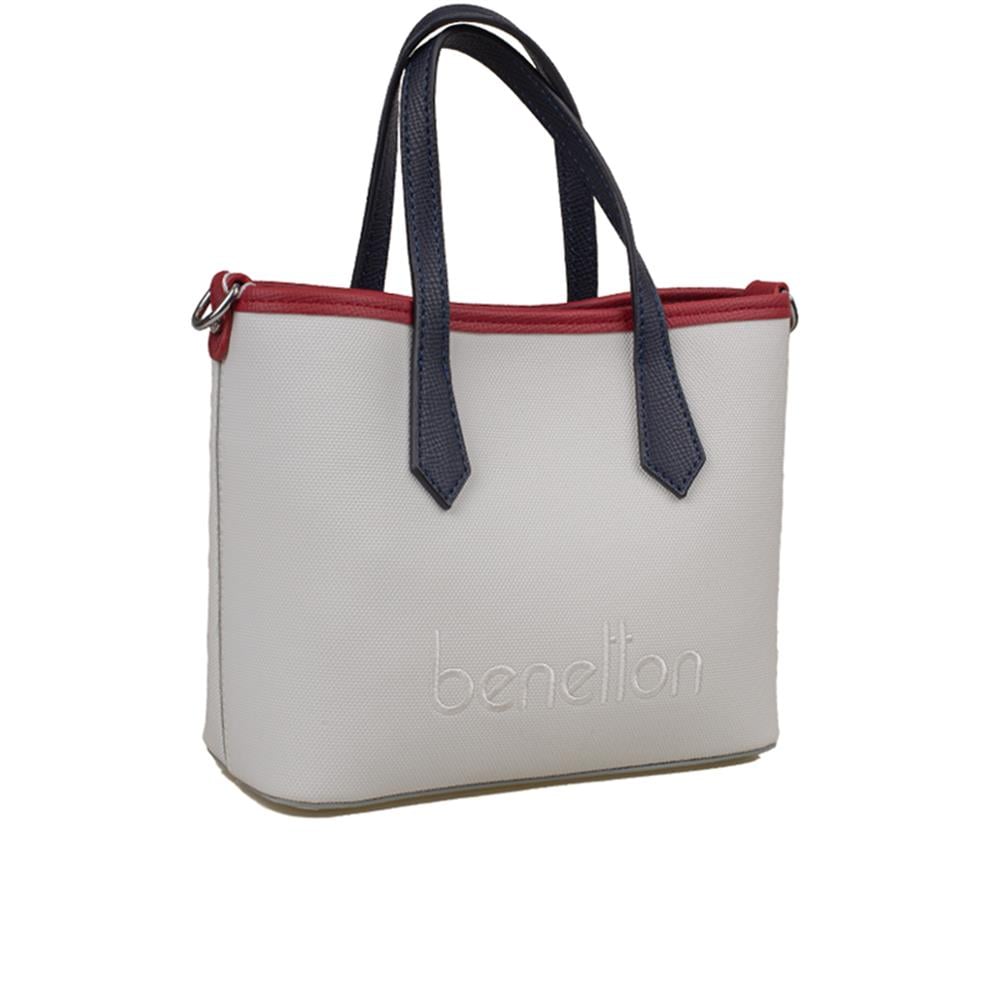 Benetton Beyaz  Nano Kadın Casual El Çantası BNT 1354
