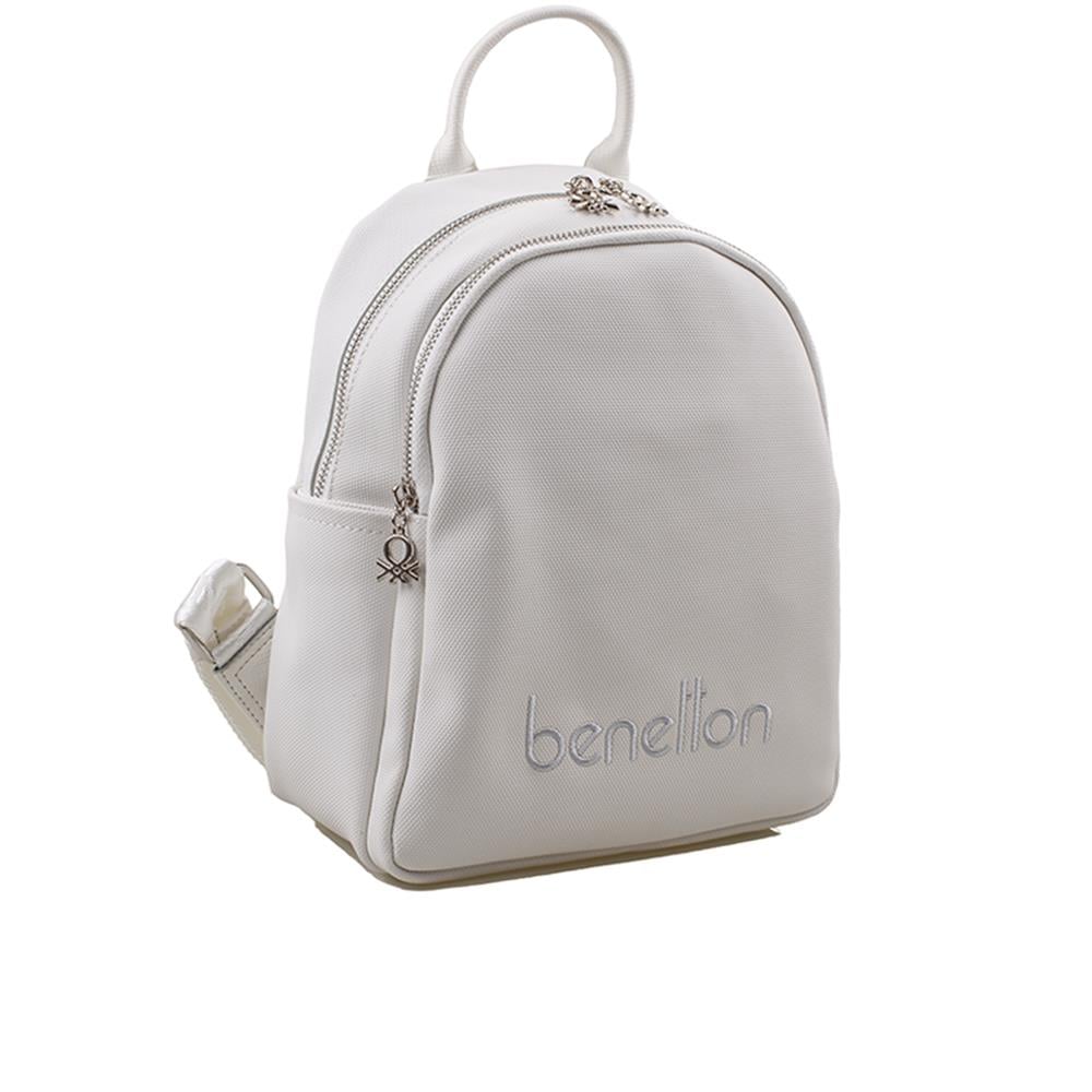 Benetton Beyaz  Nano Kadın Sırt Çantası BNT 1344