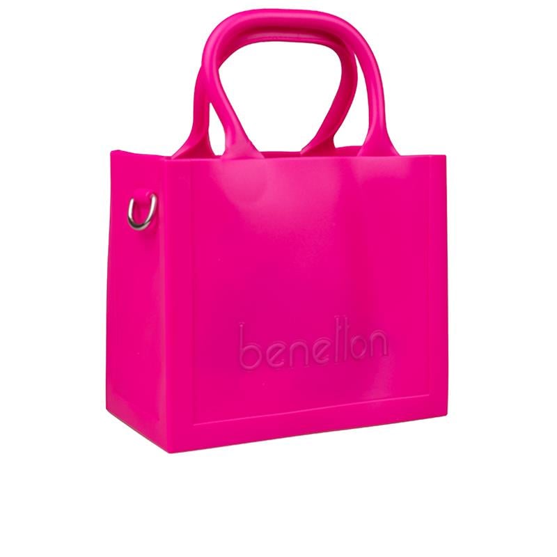 Benetton Fuşya  Melissa Kare Kadın El Çantası BNT 1450