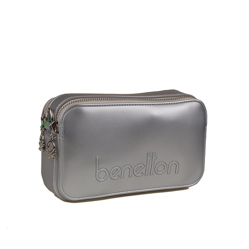 Benetton Gümüş  Melissa Kadın Çapraz Çanta BNT 1448