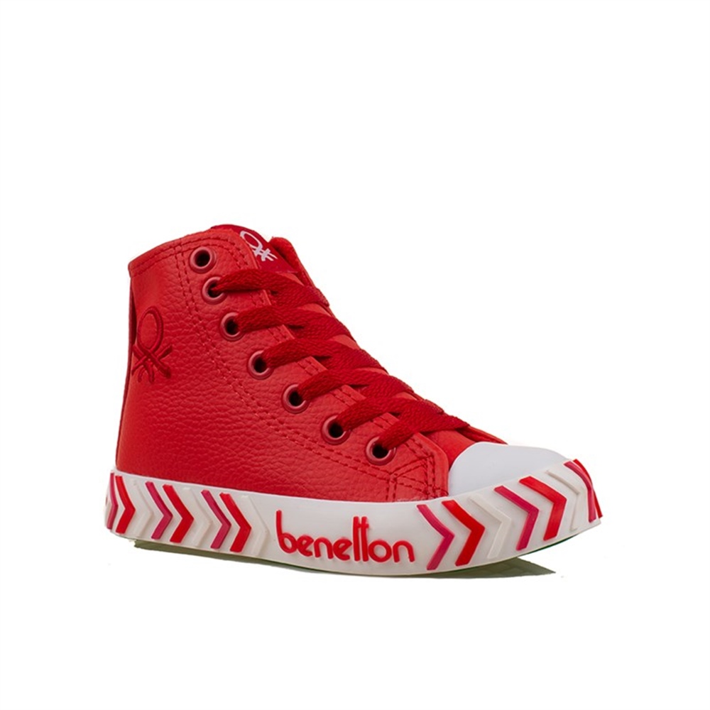 Benetton Kırmızı Çocuk Uzun Boğaz Suni Mevsimlik Spor BN-30744