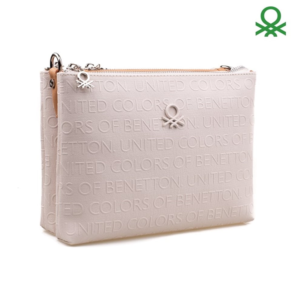 Benetton Krem Kadın Çapraz Çanta BNT 612