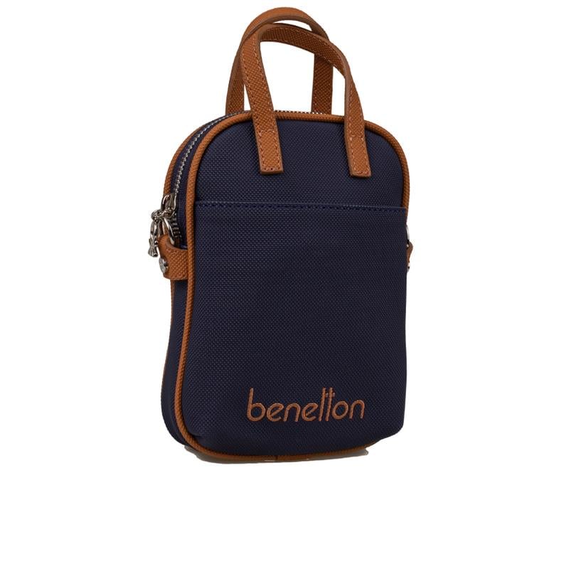 Benetton Lacivert  Nano Kadın Spor Çapraz Askılı El Çantası BNT 1625