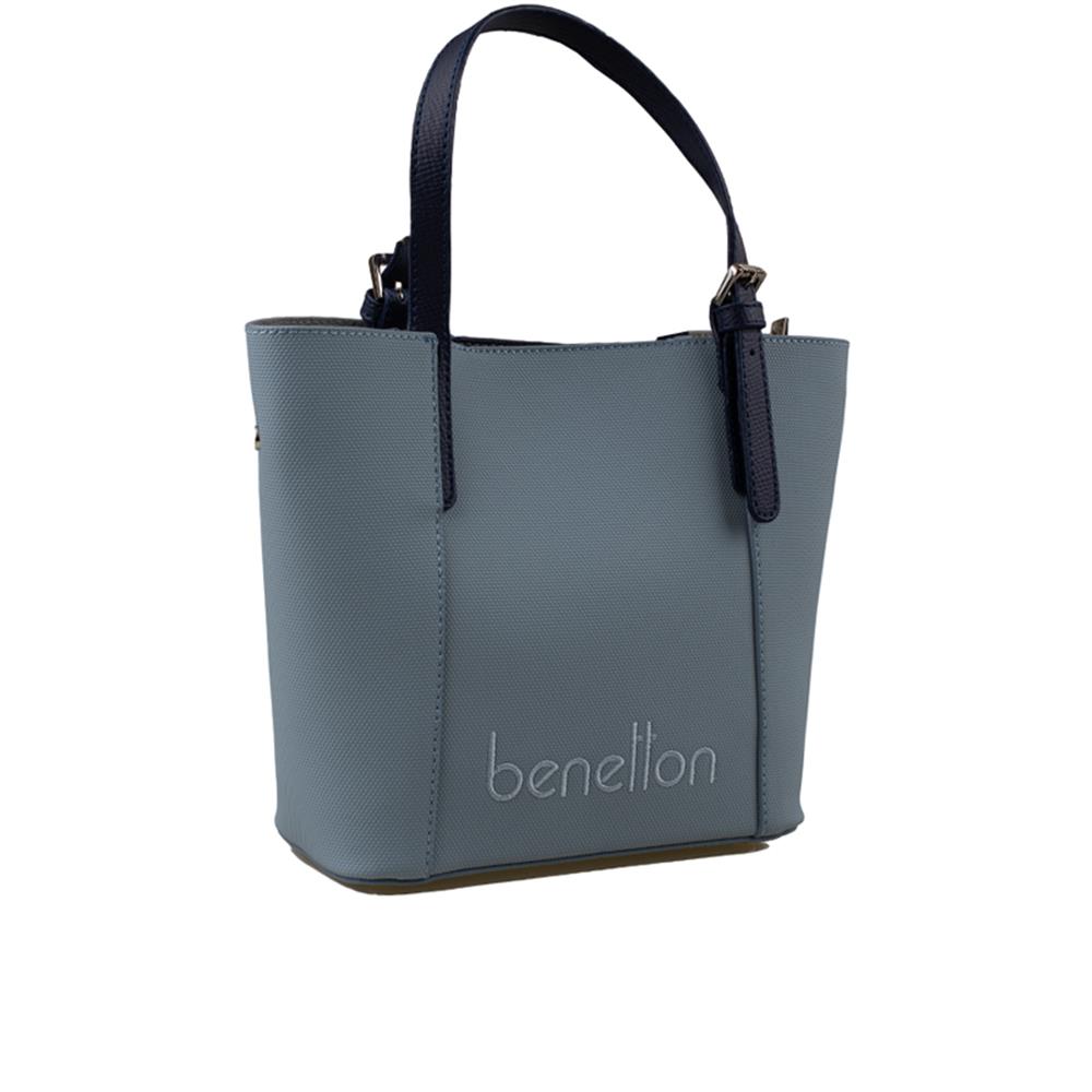 Benetton Mavi  Nano Kadın El Çantası BNT 1368