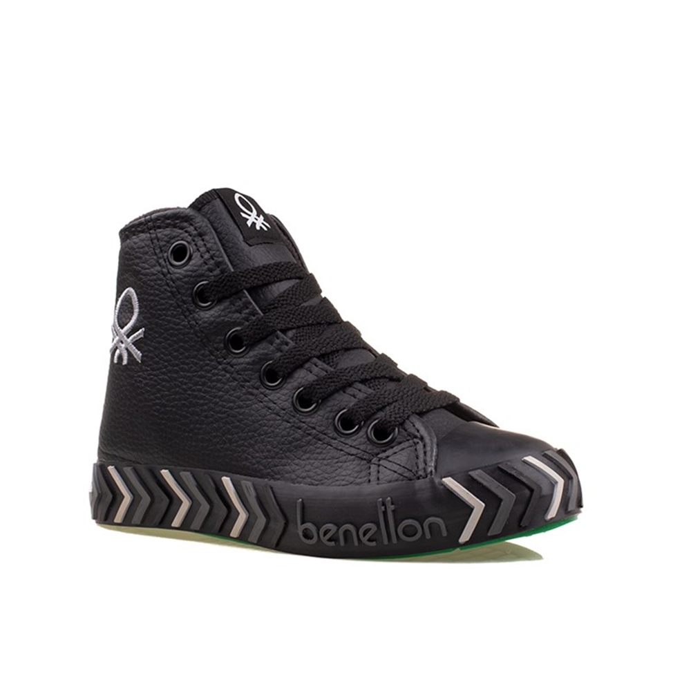 Benetton Siyah Çocuk Uzun Boğaz Suni Mevsimlik Spor BN-30744