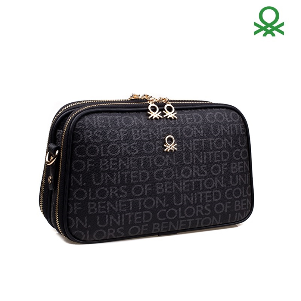 Benetton Siyah Kadın Çapraz Çanta BNT 738