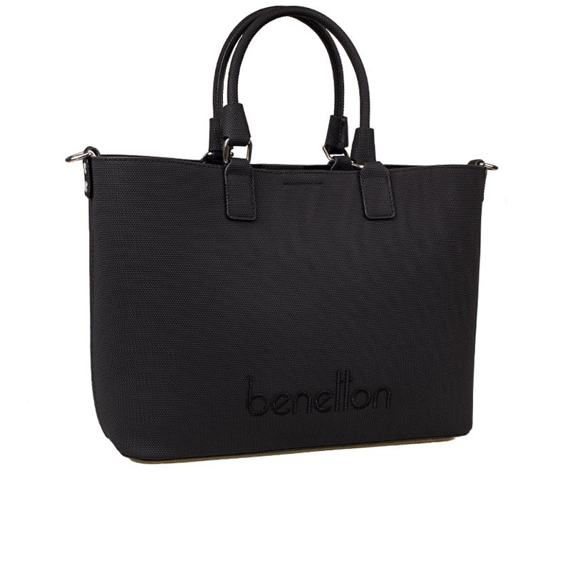 Benetton Siyah  Nano Kadın  Kol Çantası BNT 1617