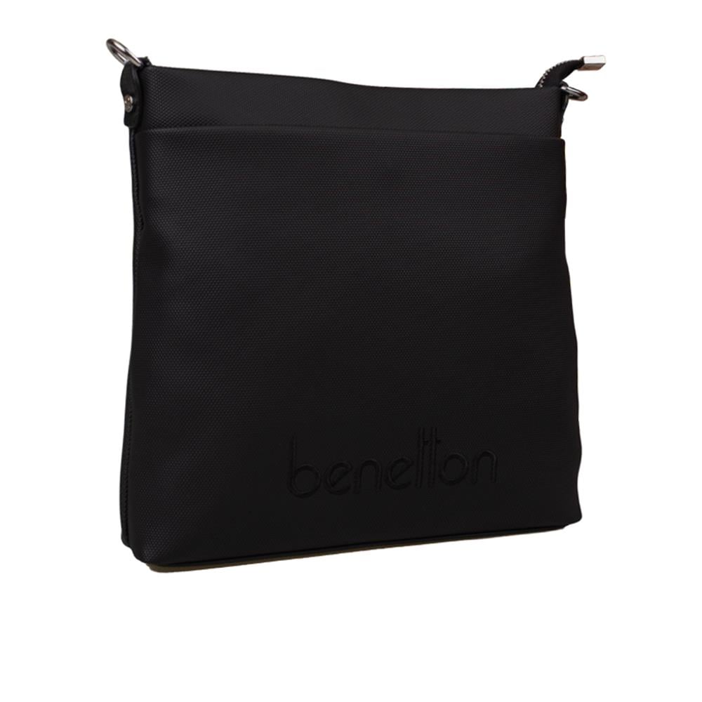 Benetton Siyah  Nano Kadın Spor Çapraz Çanta BNT 1338
