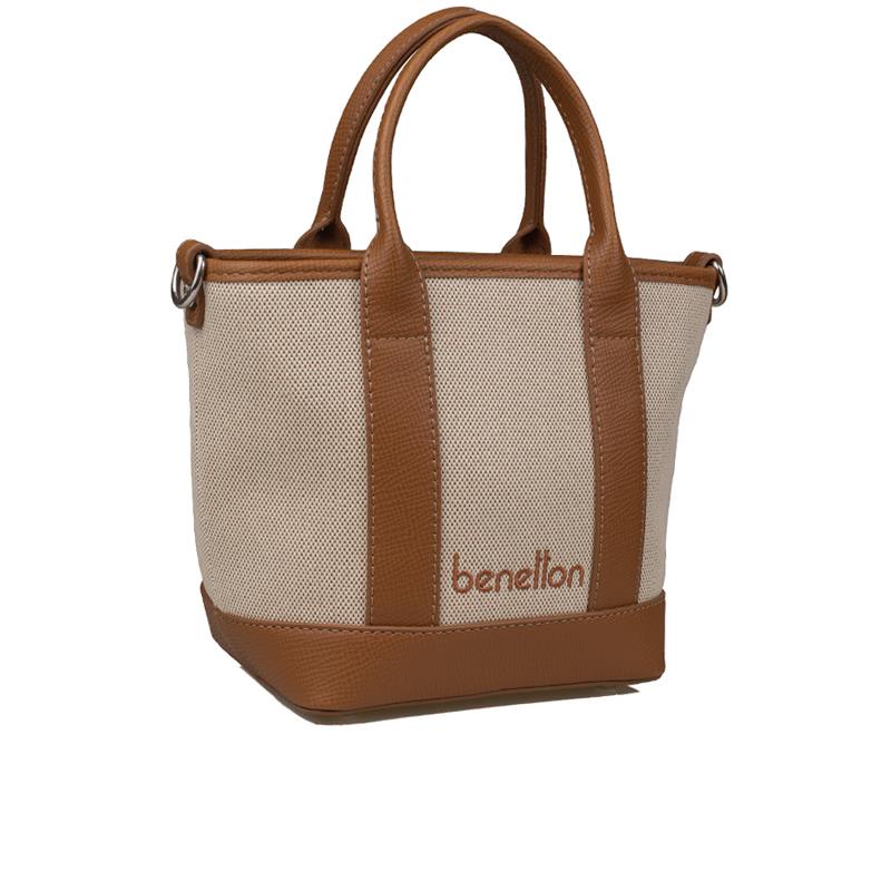 Benetton Taba  Kadın Cotton Hasır El Çantası BNT 1539