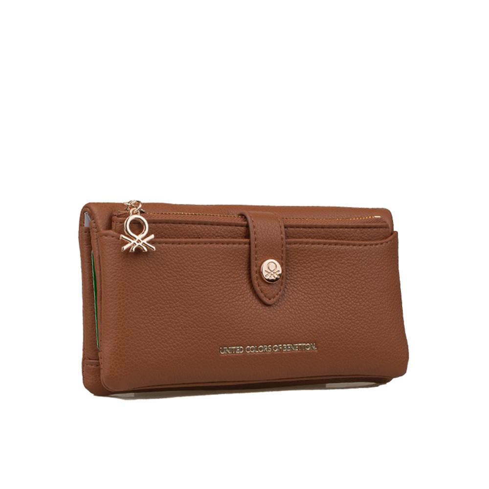 Benetton Taba  Soft Line Yumuşak Deri Kadın Cüzdan BNT 1247