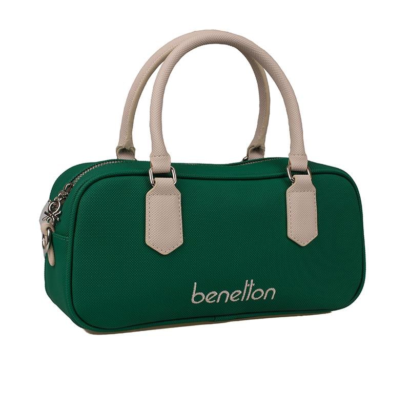Benetton Yeşil  Geniş Kadın Çapraz Nano Çanta BNT 1621