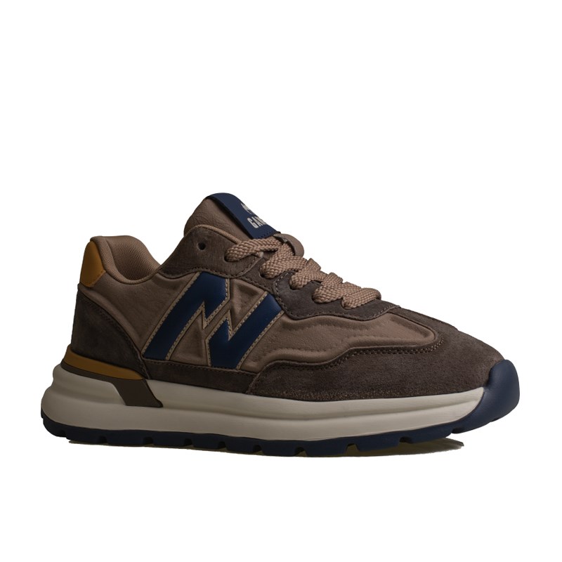 Gamelu Kahverengi  Draw Memory Foam Taban Erkek Sneaker