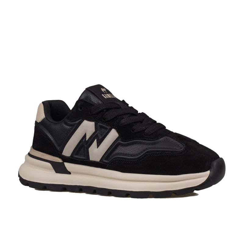 Gamelu Siyah  Draw Memory Foam Taban Erkek Sneaker