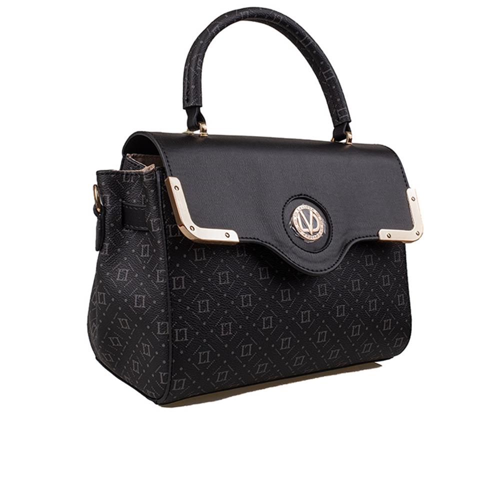Levidor Siyah  Monogram Kadın El Çantası