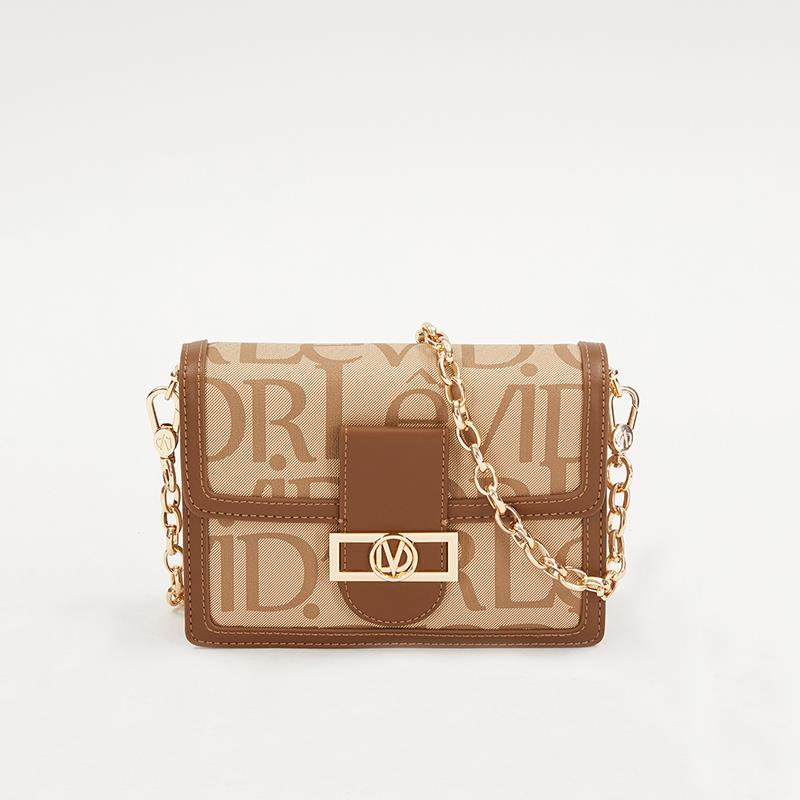 Levidor Taba  Çift Askılı Kadın Premium Çapraz Çanta