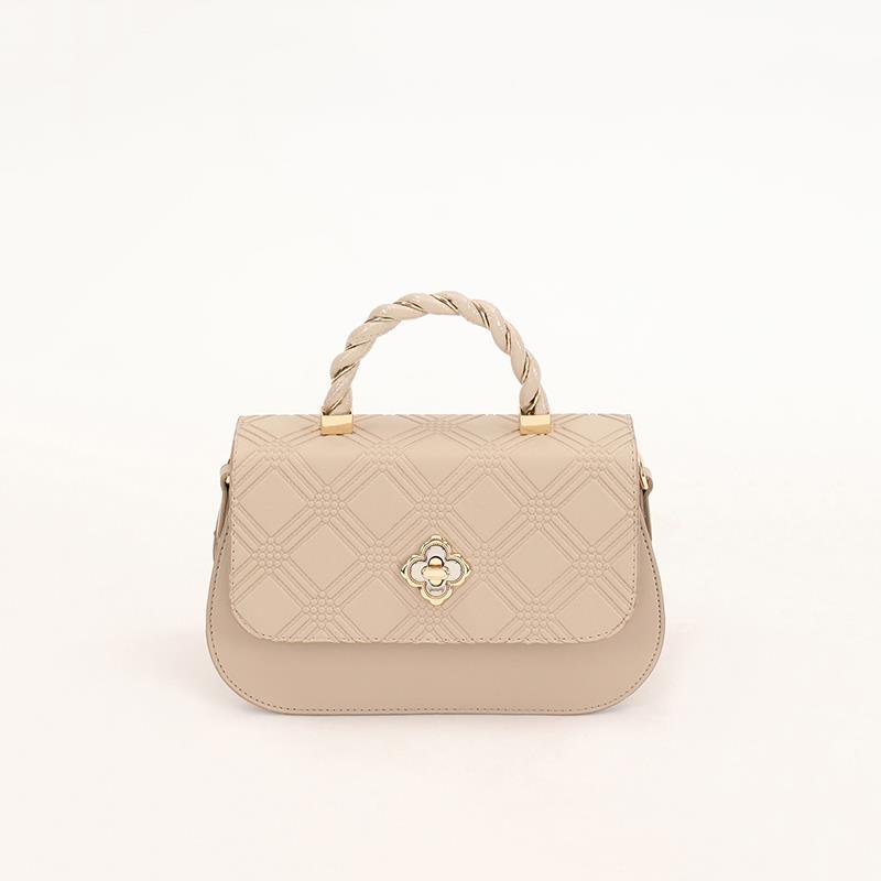 Levidor Vizon  Kabartma Desenli Kadın El Çantası