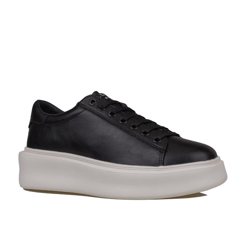 Lufian Siyah  Gage Erkek Deri Sneaker Ayakkabı