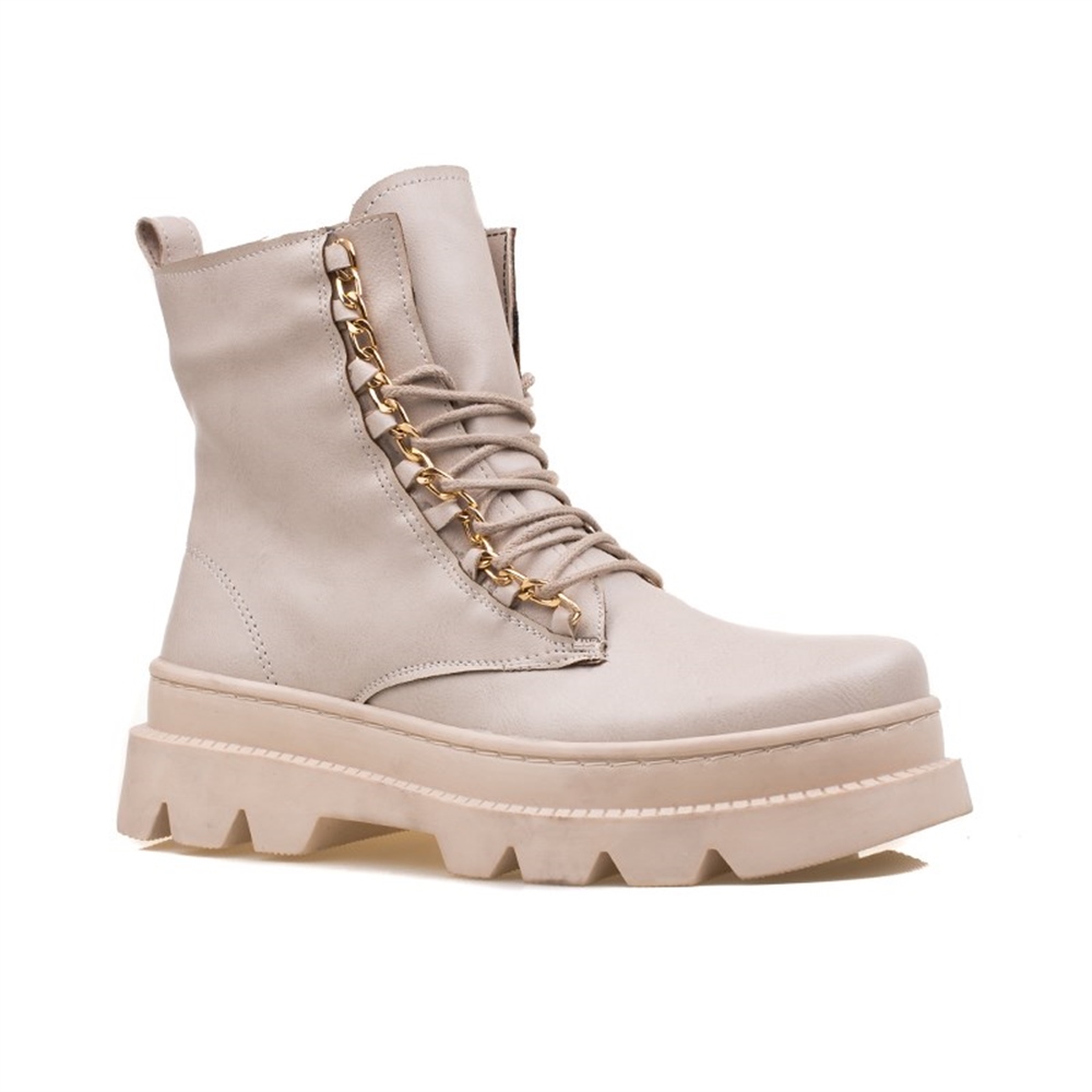 M2S Krem Lupa Kadın Postal Bot