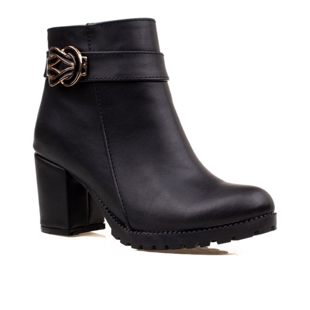 M2S Siyah Kadın Güba Klasik Bot