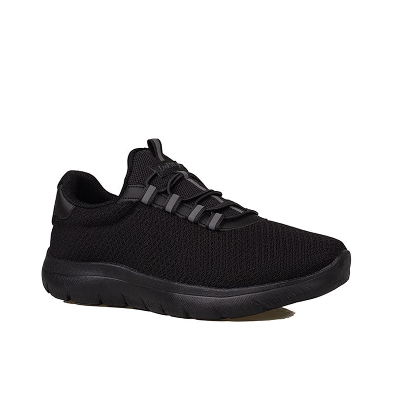 M2S Siyah  Unisex Hafif Rahat File Spor Ayakkabı
